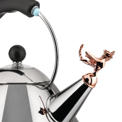 Alessi Kettle Tea Rex 2 Lt Siyah