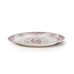 Bitossi Home Rose Violet Floral Oval Tabak 30,5 cm