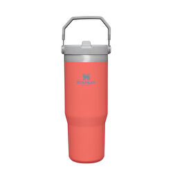 Stanley The Iceflow Flip Straw Pipetli Termos Bardak 890 ml Açık Pembe