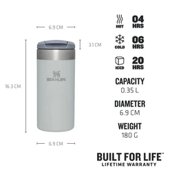 Stanley The Aerolight Transit Mug 0,35 L Fog Matellic