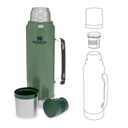 Stanley Legend C Bottle 1.0 L Hamt. Green 10-08266-001