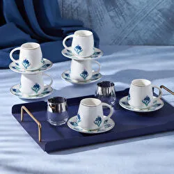 Emsan Gülbahar 6 Kişilik Double Kahve Fincan Takımı 90 ml