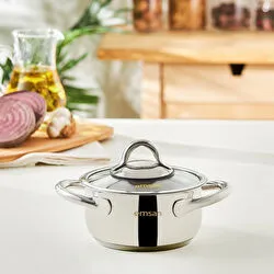 Emsan Master Çelik Derin Tencere 14 cm