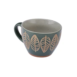 Emsan Greeny Stoneware Kupa 350 ml Yeşil