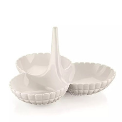 Guzzini Tiffany 3'lü Çerezlik Şeffaf