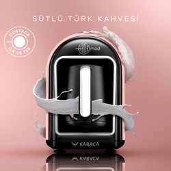 Karaca Hatır Mod Cafetera turca con leche color antracita 