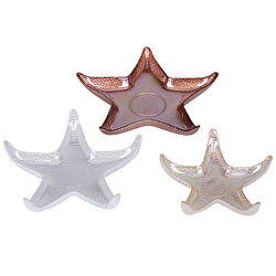 Karaca Lal Starfish 3lü Çerezlik Coral