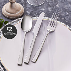 Karaca Linus 84 Parça 12 Kişilik Çatal Kaşık Bıçak Takımı Elegance Kutulu