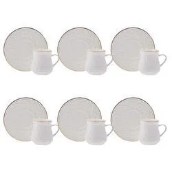 Karaca Nimo 6 Kişilik Kahve Fincan Takımı 90 ml