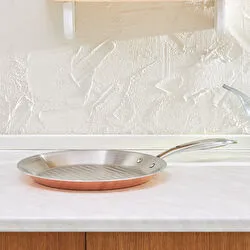 Karaca Powersteel 3Ply 316+ İndüksiyon Tabanlı Çelik Grill 28 Cm Copper