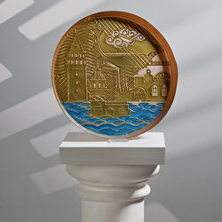 Karaca Home X İst Collection İstanbul Tepsi Siyah 33 cm