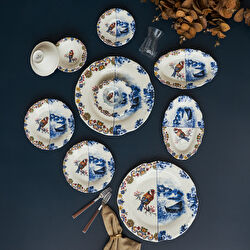 Karaca Leland Birdy 26 Parça 6 Kişilik Kahvaltı/Servis Takımı