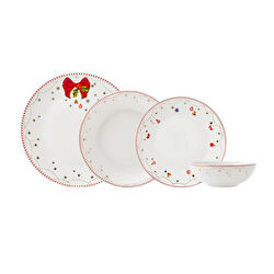 Karaca Nordic Joy 24 Parça 6 Kişilik Porselen Yemek Takımı