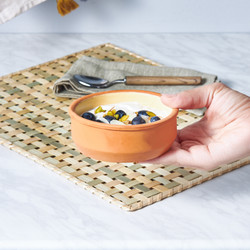 Karaca Baker Turuncu Sufle/Fırın Kabı 12 cm
