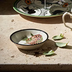 Karaca Paye Selçuklu Serisi Enginarlı Porselen Çerezlik 14 cm