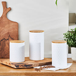 Karaca Noa 3'lü Seramik Saklama Kabı