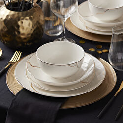 Karaca Luz Porselen 24 Parça 6 Kişilik Yemek Takımı