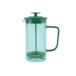 Karaca Valentina Borosilikat Cam French Press 350 ml Green