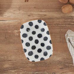 Karaca Combine Porselen Noktalı Kayık Tabak 14 cm