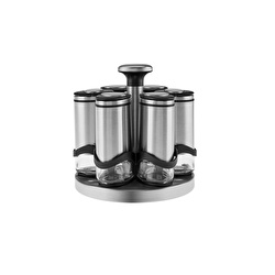 Walter Ratti Inox Karaca Walter Inox 6'lı Round Baharat Takımı | Karaca