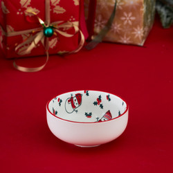 Karaca New Year Yılbaşı Snowman Round Çerezlik 10 cm