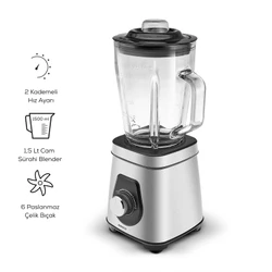 Karaca Inox Quick Mix 1200W Smoothie Blender - 9855