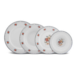 Karaca Flor 24 Parça 6 Kişilik Yemek Takımı