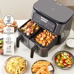 Karaca Air Pro Cook Duo Tandır XXXL 8 Litre Airfryer Rosegold 8 Kişilik