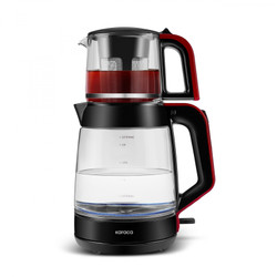 Karaca Glass Tea Xl 2 in 1 Cam Çay Makinesi Starlight