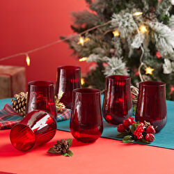 Karaca Alle 6'lı Meşrubat Bardağı