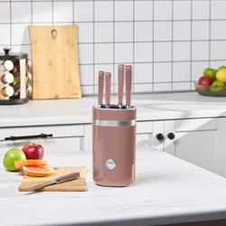 Karaca Mastermaid Rosegold 6 Parça Standlı Bıçak Seti