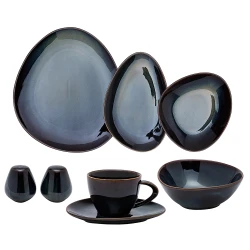 Jumbo Browni Stoneware 28 Parça Kahvaltı/Servis Takımı