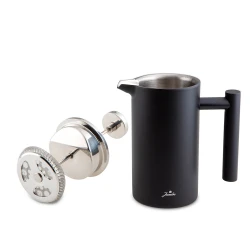 Jumbo Timeless Venti Çelik Double Wall French Press Mat Siyah