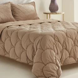 Karaca Home Cowrie Çift Kişilik Luxury Comfort Set Bej