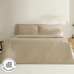 Karaca Home Liora Çift Kişilik Yatak Örtüsü Beyaz 