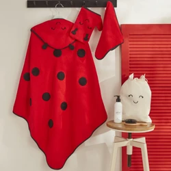 Karaca Home Bebek Little Ladybug Havlu Kundak Kese Set