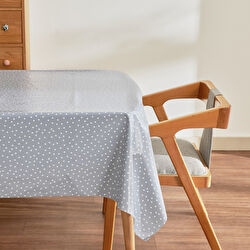 Karaca Home Luna Puantiyeli Pvc Masa Örtüsü Bej