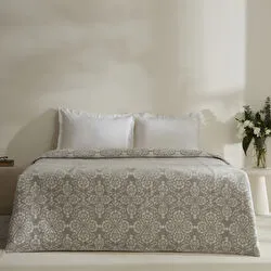 Karaca Home Elvira Çift Kişilik Akrilik Battaniye Açık Gri