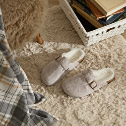 Karaca Home Fenti Keçe Ev Terliği 37 Numara Kahverengi