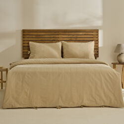 Karaca Home Carmine %100 Pamuk Nakışlı Çift Kişilik Nevresim Takımı Gri