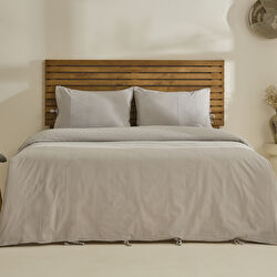 Karaca Home Carmine %100 Pamuk Nakışlı Çift Kişilik Nevresim Takımı Gri