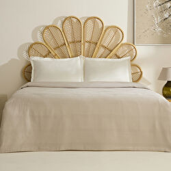 Karaca Home Rosy Çift Kişilik Tek Pike Bej