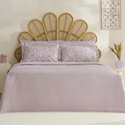 Karaca Home Noa Bambu Çift Kişilik Pike Takımı Açık Mürdüm