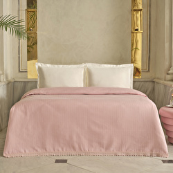 Karaca Home Lessie %100 Pamuk Fistolu Çift Kişilik Tek Pike Yeşil