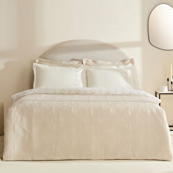 Karaca Home Clare Çift Kişilik 7 Parça Düet Set Ekru