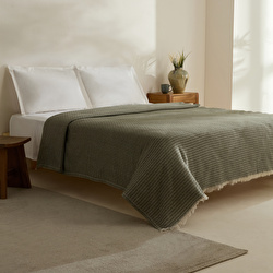 Karaca Home Caris Çift Kişilik Tek Pike Gri