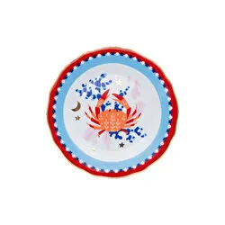 Baci Milano Zodiac Vibe Pasta Tabağı Yengeç Burcu 16 cm 