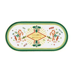 Baci Milano Mamma Mia Oval Tepsi Yeşil