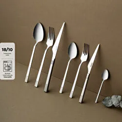 Emsan Duru 84 Parça 12 Kişilik Lüks Kutulu Çatal Kaşık Bıçak Seti