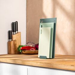 Emsan Rustik 3'lü Plastik Kesme Tahtası Seti